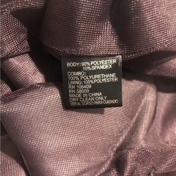 Antonio Melani Purple Plum Floral Scuba Dress NWT - Picture 8 of 9